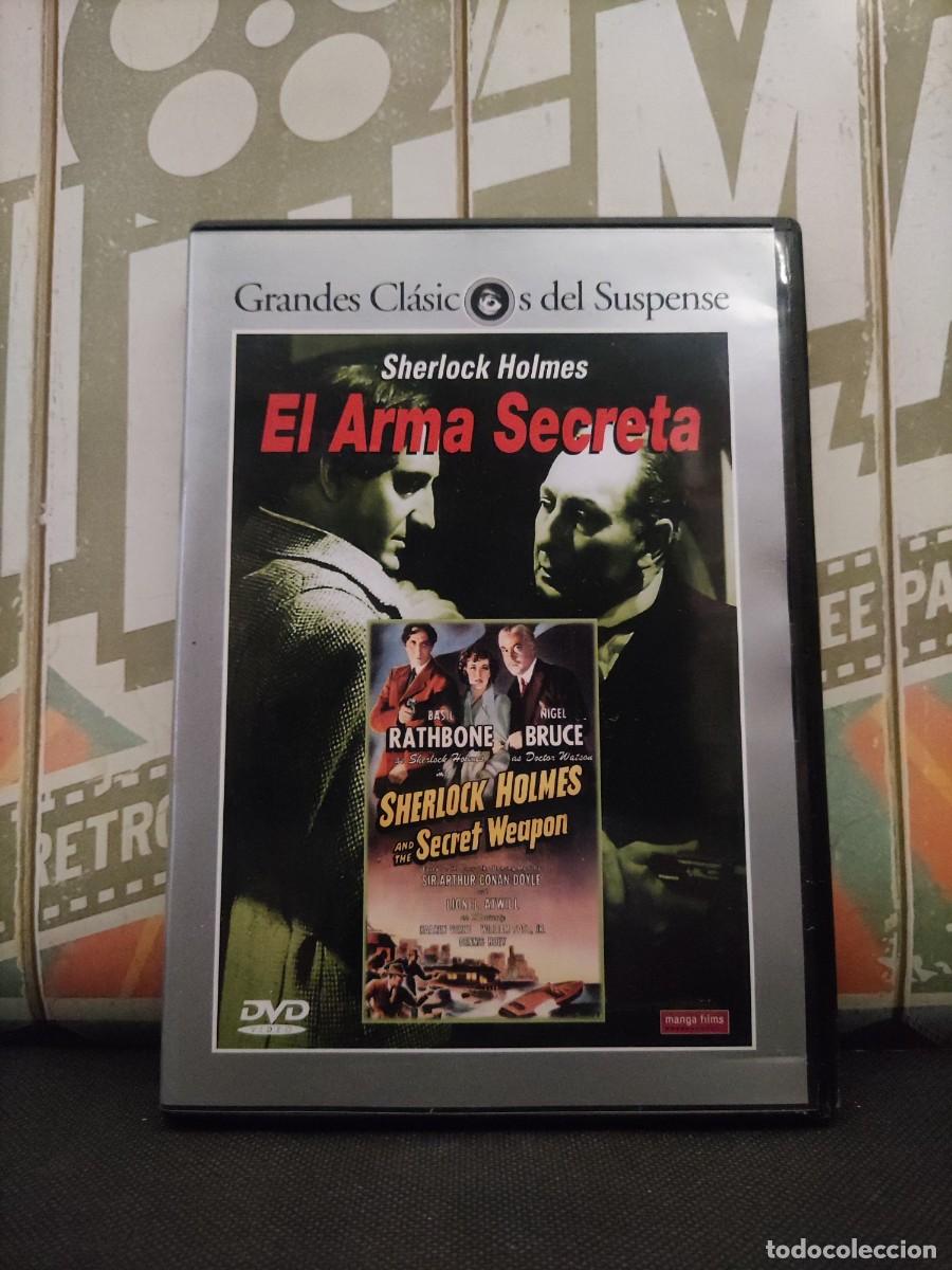 Cine: DVD 2271 El arma secreta - Sherlock Holmes / Disco como nuevo