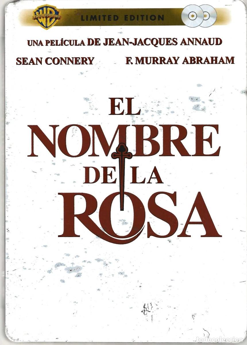 Cine: EL NOMBRE DE LA ROSA SEAN CONNERY (ESTUCHE MET&Aacute;LICO)