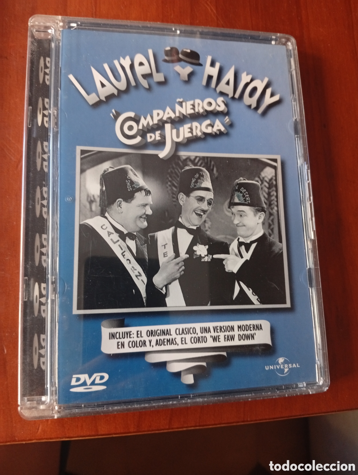 Cine: DVD LAUREL Y HARDY - COMPA&Ntilde;EROS DE JUERGA - EL GORDO Y EL FLACO