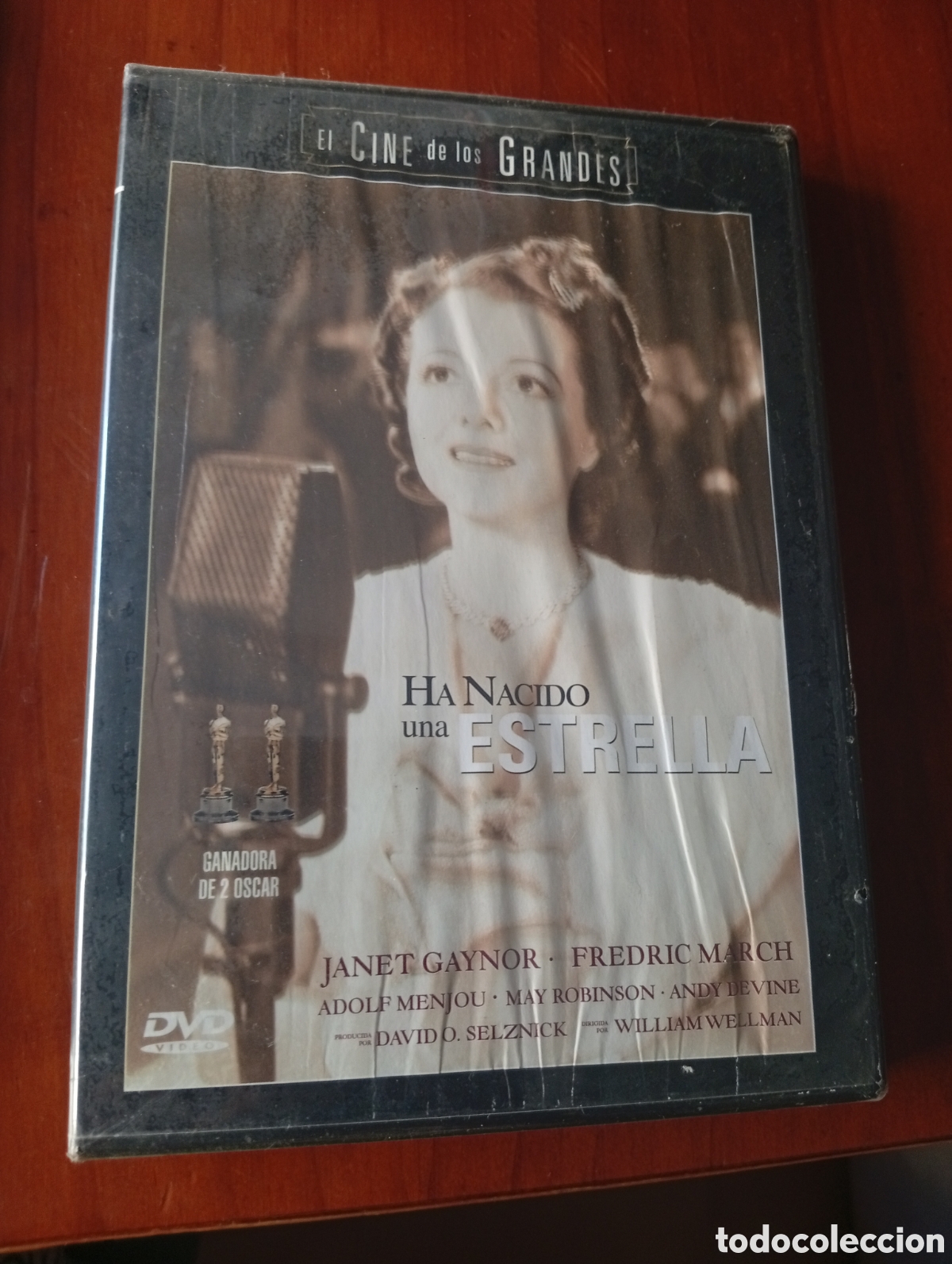 Cine: DVD HA NACIDO UNA ESTRELLA - EL CINE DE LOS GRANDES - PRECINTADA - JANET GAYNOR FREDRIC MARCH