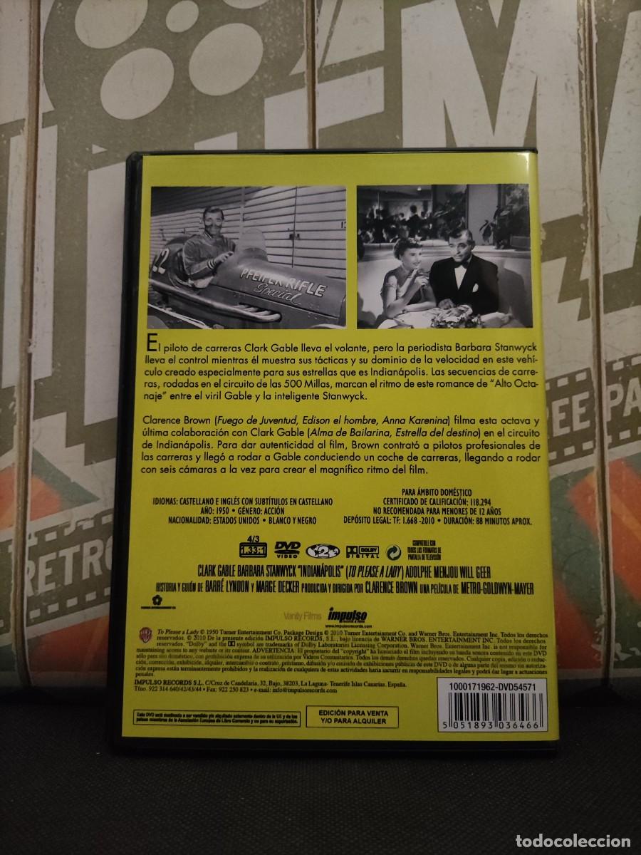 Cine: DVD Indian&aacute;polis / Disco como nuevo - Foto 4