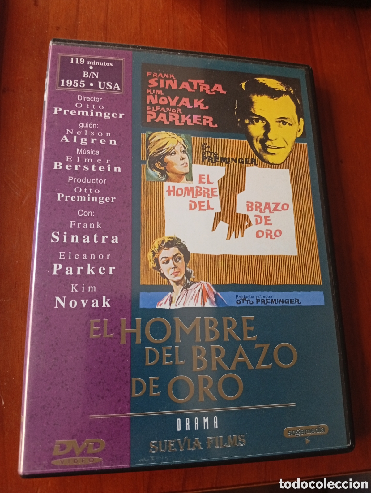 Cine: DVD - EL HOMBRE DEL BRAZO DE ORO - FRANK SINATRA - ELEANOR PARKER - KIM NOVAK