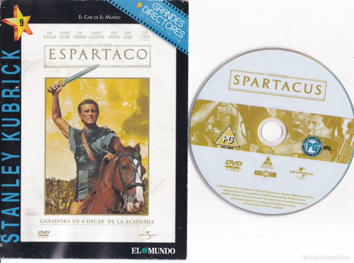 Cine: ESPARTACO - DVD - DIR. STANLEY KUBRICK - 188 MINUTOS / SIN USO, NUEVA