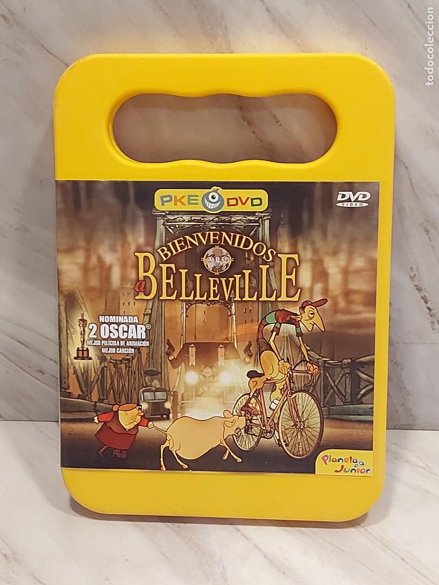 Cine: BIENVENIDOS A BELLEVILLE | DVD-PKE PLANETA JUNIOR-2007 | ESTUCHE CON ASA | MBC