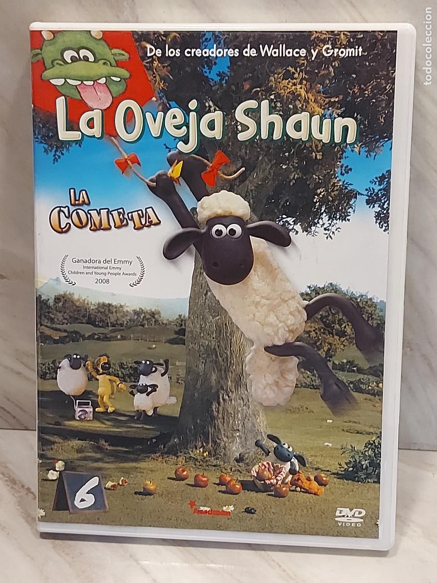Cine: LA OVEJA SHAUN | LA COMETA VOL. 6 | DVD-AARDMAN-2009 | 6 AVENTURAS | BUENA CALIDAD