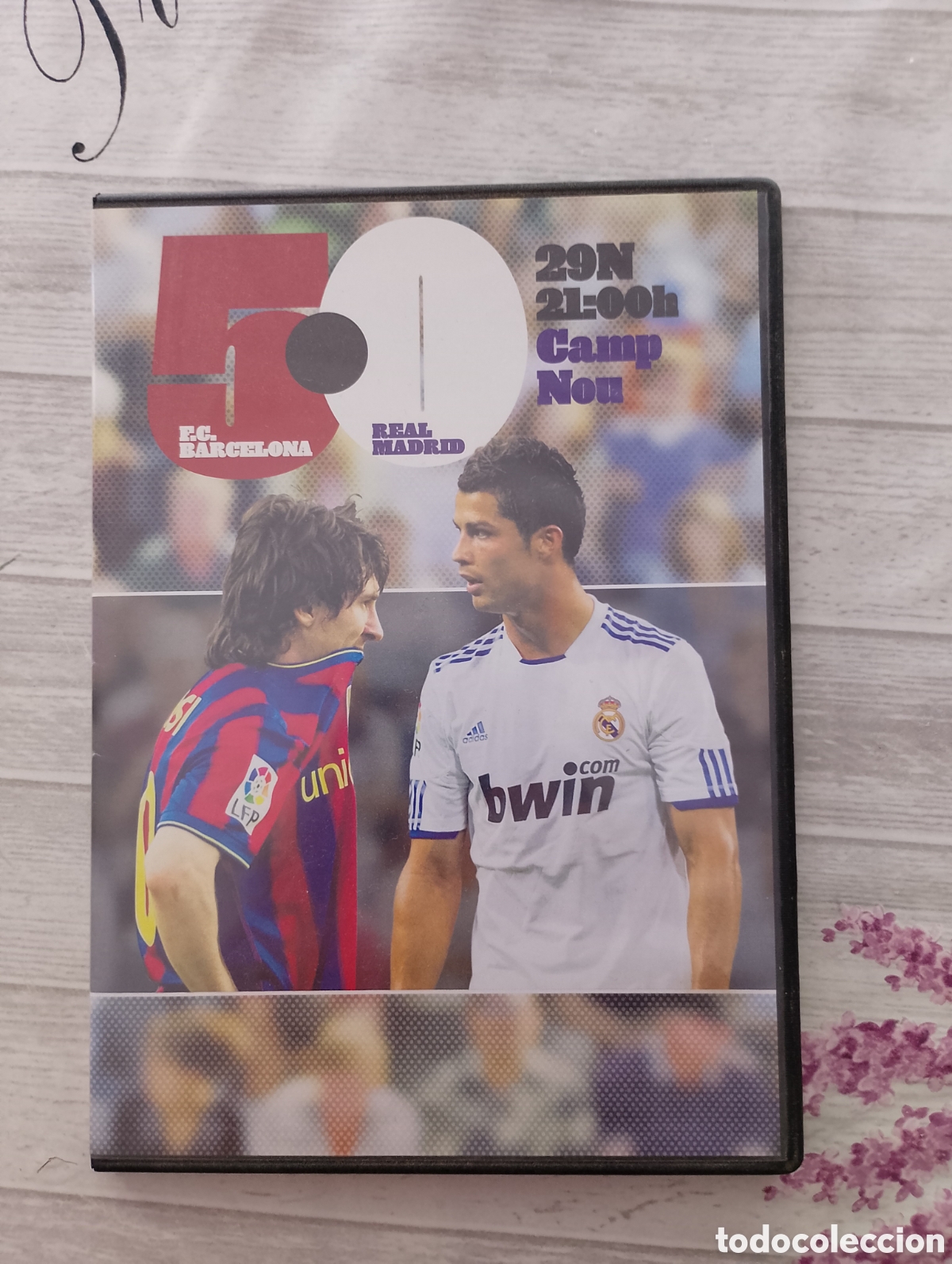 Cine: DVD Partido FC Barcelona 5-0 Real Madrid. Partido de Liga 2010-2011
