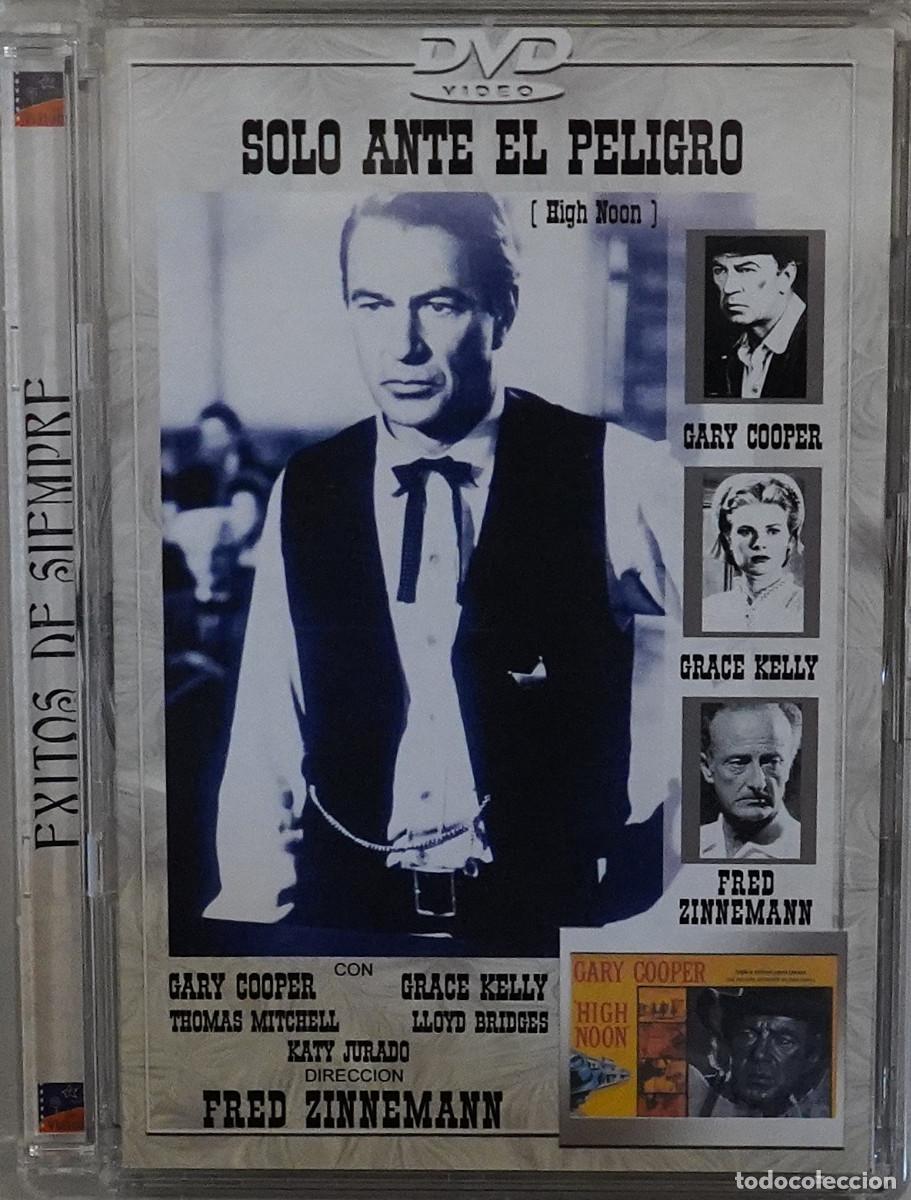 Cine: Solo ante el peligro (Fred Zinnemann, 1952, Gary Cooper, Grace Kelly) (edici&oacute;n cristal) (ver fotos)