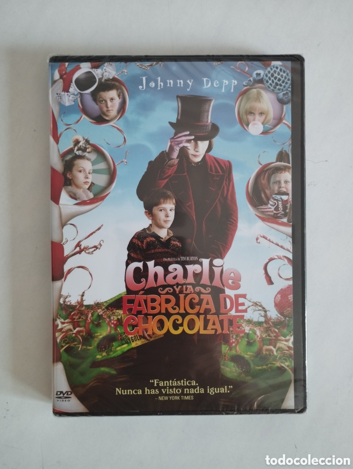 Cine: PELICULA DVD CHARLIE Y LA FABRICA DE CHOCOLATE SIN ABRIR PRECINTADA