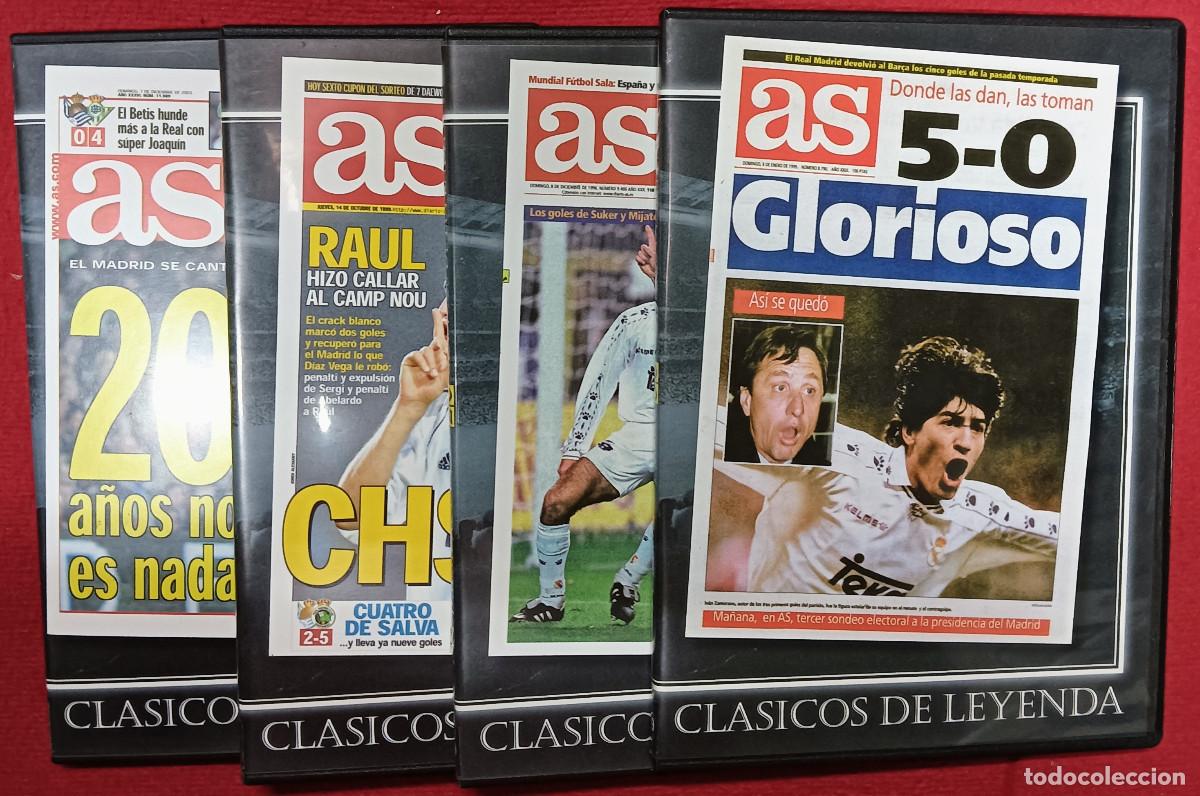Cine: 4 DVD Cl&aacute;sicos de Leyenda - Real Madrid / Barcelona (NM/NM)