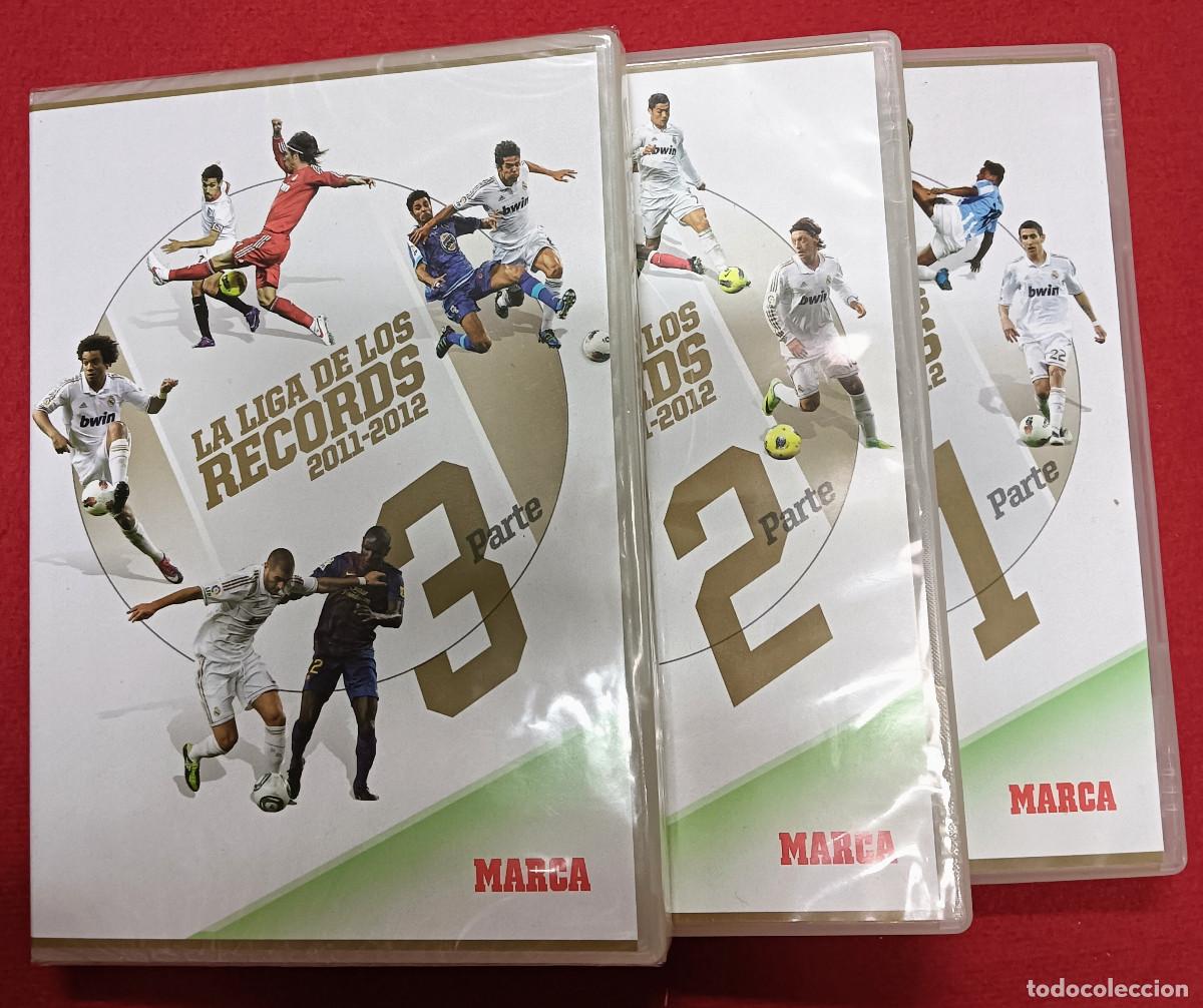Cine: 3 DVD La Liga de los Records - 2011 / 2012 - REAL MADRID - Marca (NM/NM)