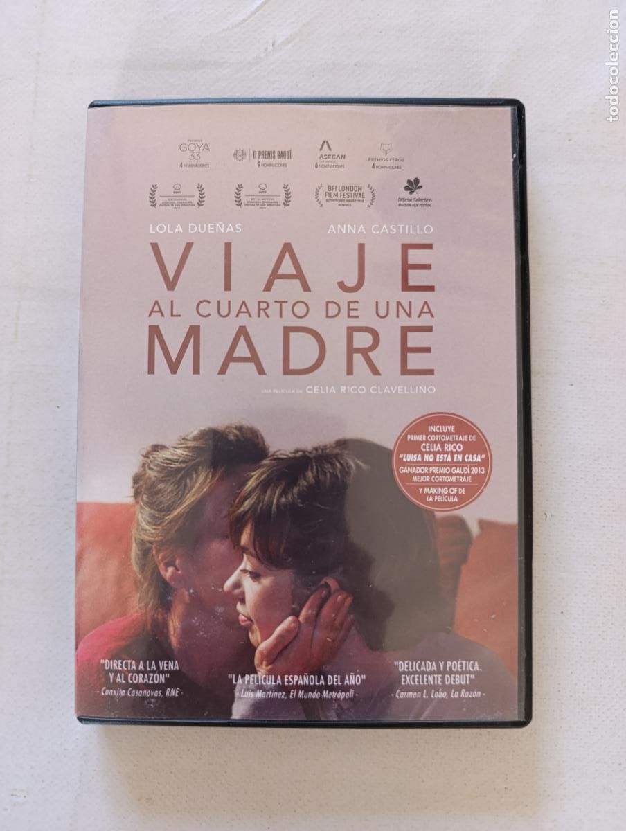 Cine: DVD VIAJE AL CUARTO DE UNA MADRE - LOLA DUE&Ntilde;AS, ANNA CASTILLO (D&Ntilde;)