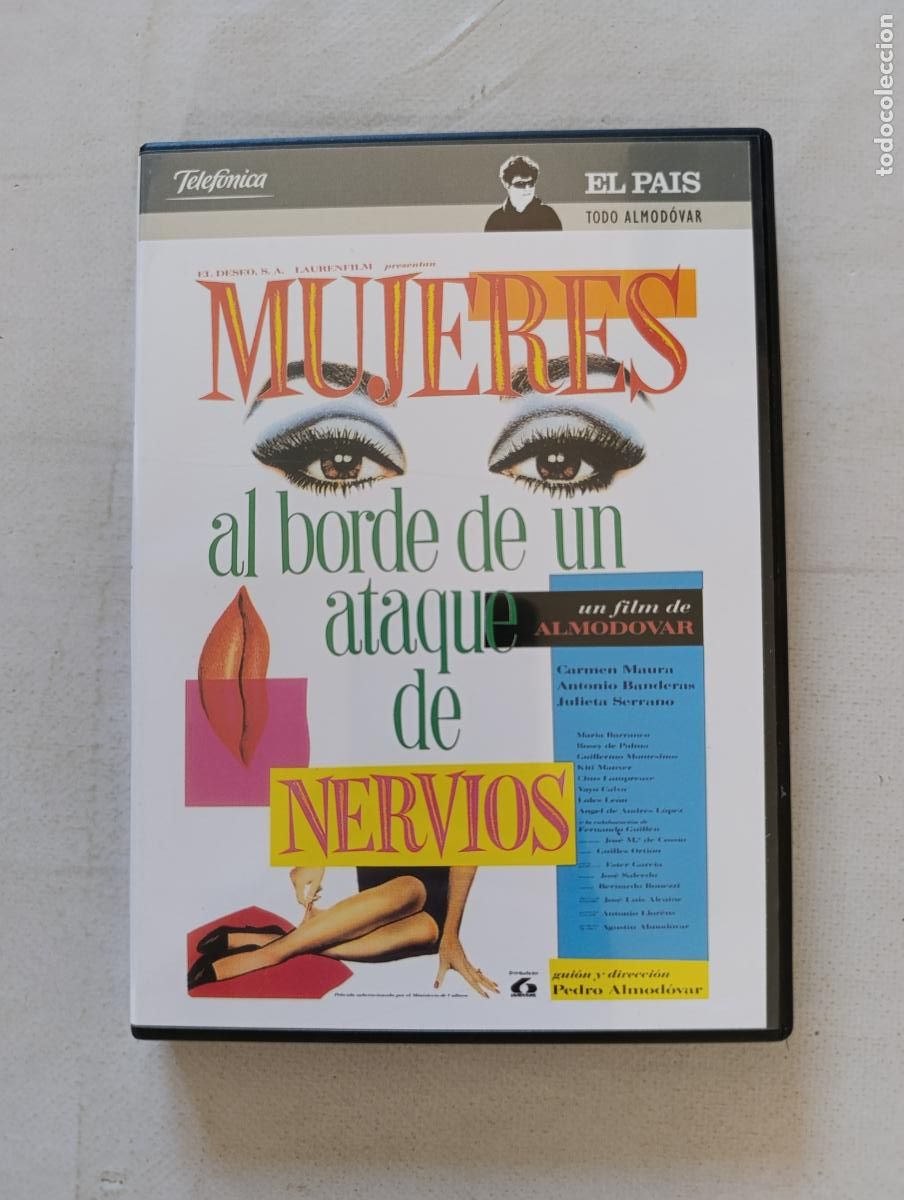Cine: DVD MUJERES AL BORDE DE UN ATAQUE DE NERVIOS - ALMODOVAR (DS)