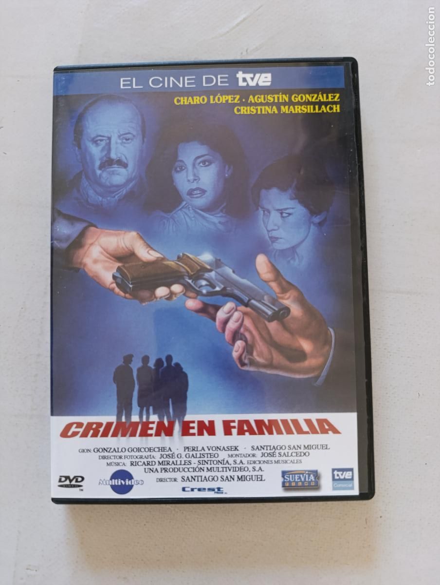 Cine: DVD CRIMEN EN FAMILIA - CHARO LOPEZ, AGUSTIN GONZALEZ (DSw)