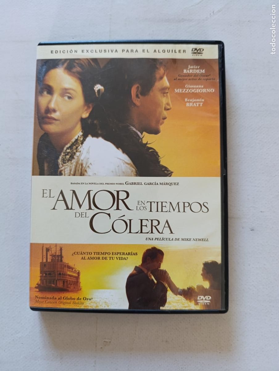 Cine: DVD EL AMOR EN LOS TIEMPOS DEL COLERA - EDICION DE ALQUILER - JAVIER BARDEM - LEER DESCRIPCION (DS)