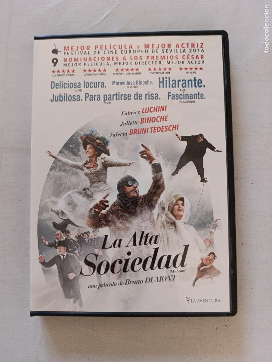 Cine: DVD LA ALTA SOCIEDAD - FABRICE LUCHINI, JULIETTE BINOCHE (DSw)