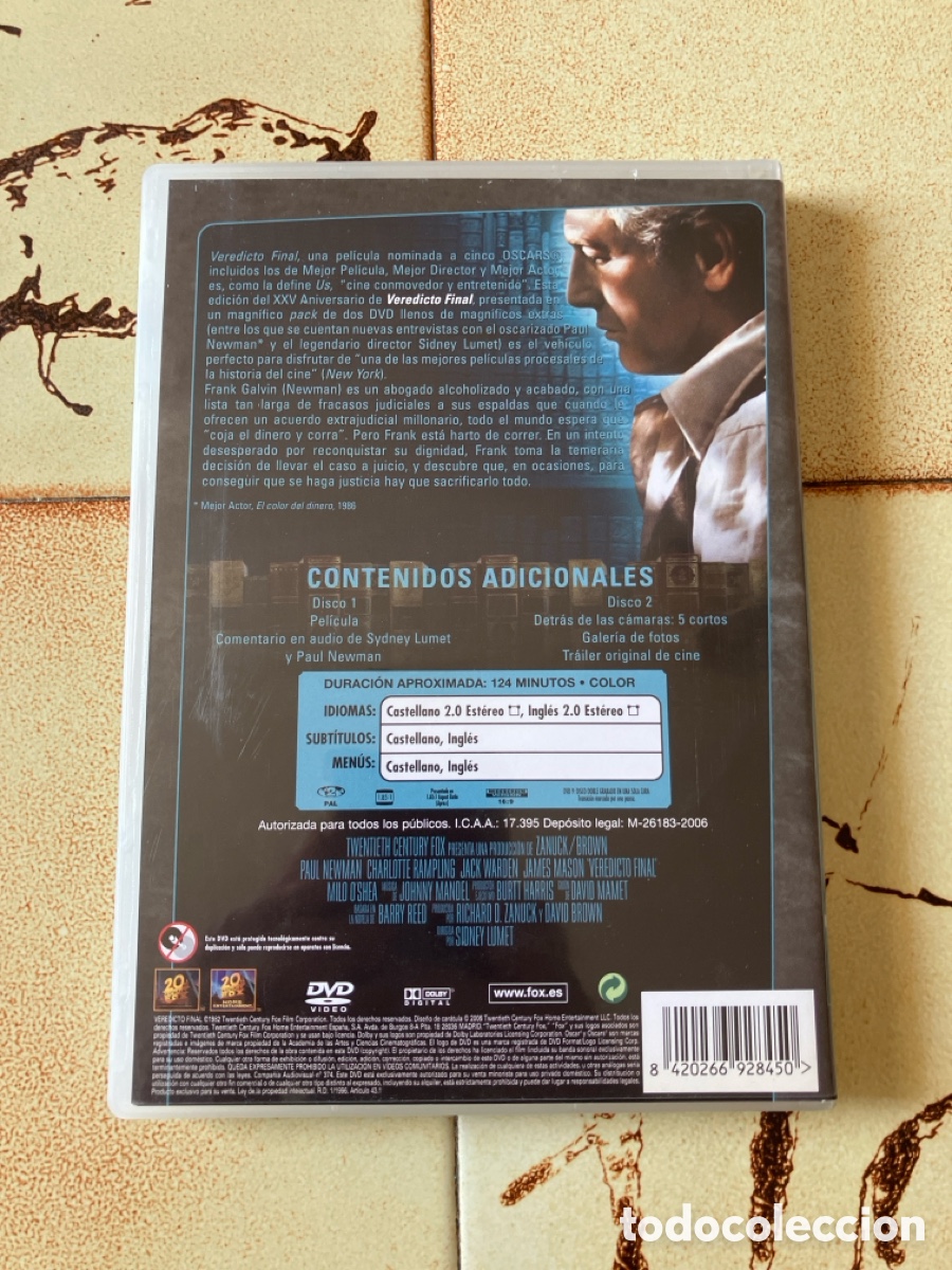 Cine: Veredicto Final / 2 DVDS / Paul Newman - Foto 4