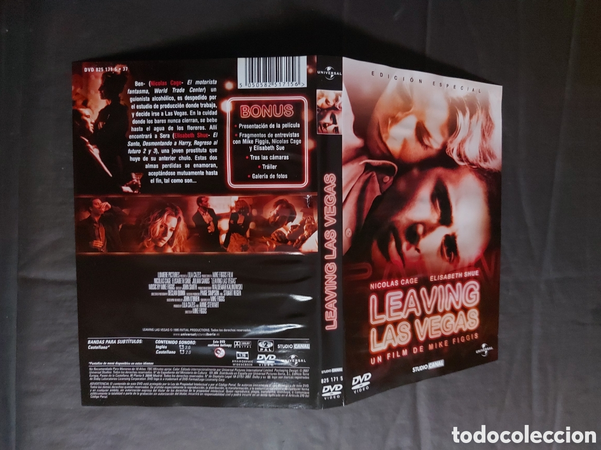 Cine: CARATULA DE LA PELICULA LEAVING LAS VEGAS
