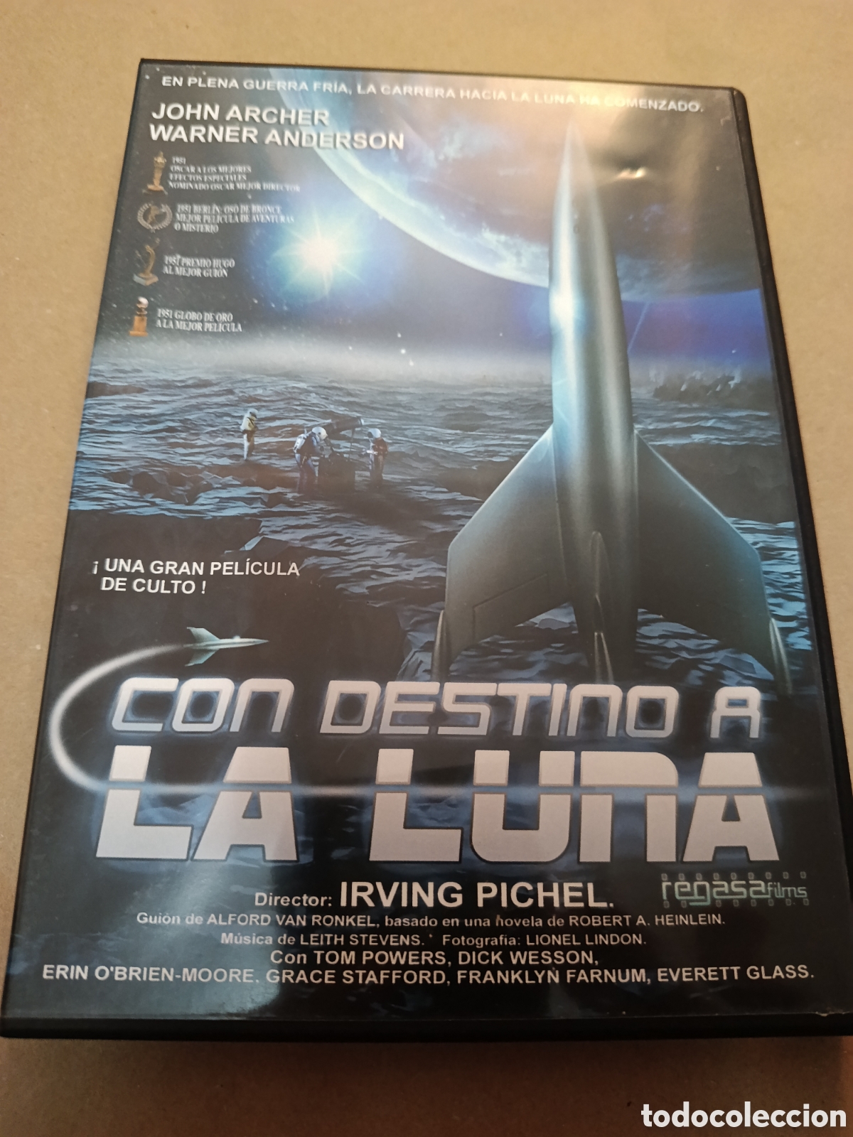 Cinema: Dvd. Con destino a la luna. Irving Pichel. Ciencia Ficci&oacute;n Cl&aacute;sica. De culto.