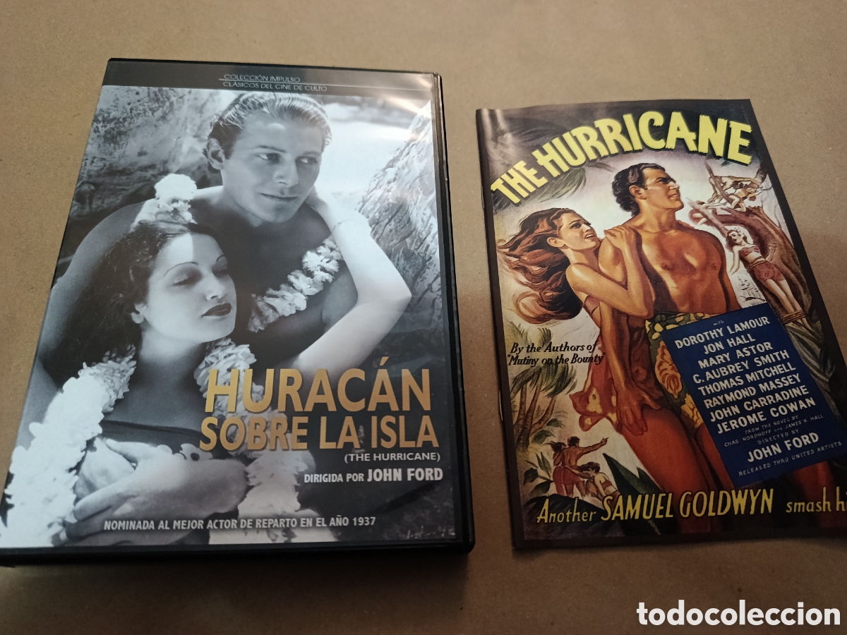 Cinema: Dvd. Hurac&aacute;n sobre la isla. John Ford. Incluye libreto.