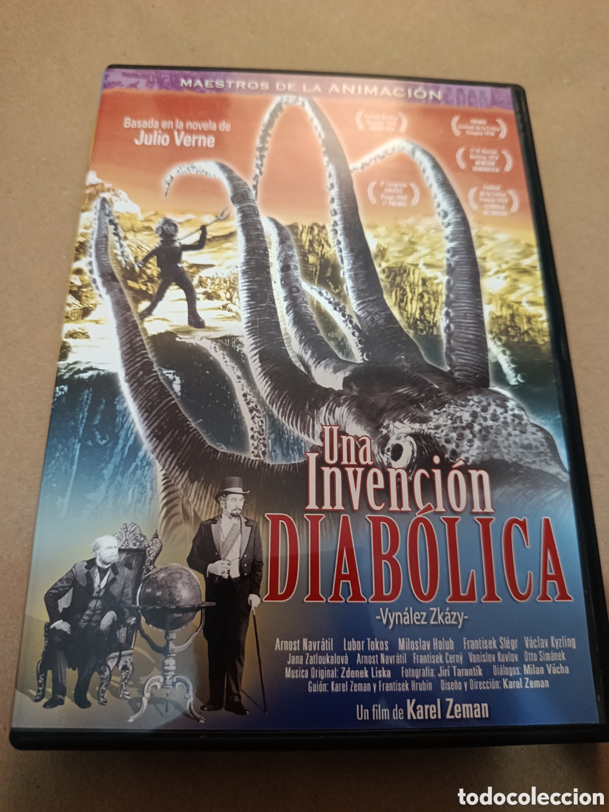Cinema: Dvd. Una invenci&oacute;n diab&oacute;lica. Maestros de la animaci&oacute;n. Ciencia Ficci&oacute;n Cl&aacute;sica. De culto. Julio Ver