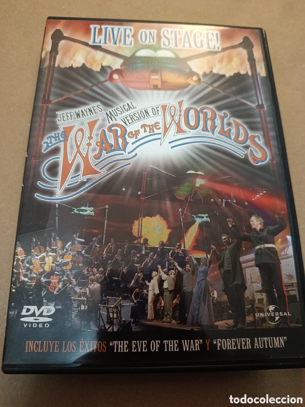 Cinema: Dvd. The War of the Worlds. La Guerra de los mundos. 2 dvds. Live on Stage!. Versi&oacute;n Musical Cl&aacute;sica