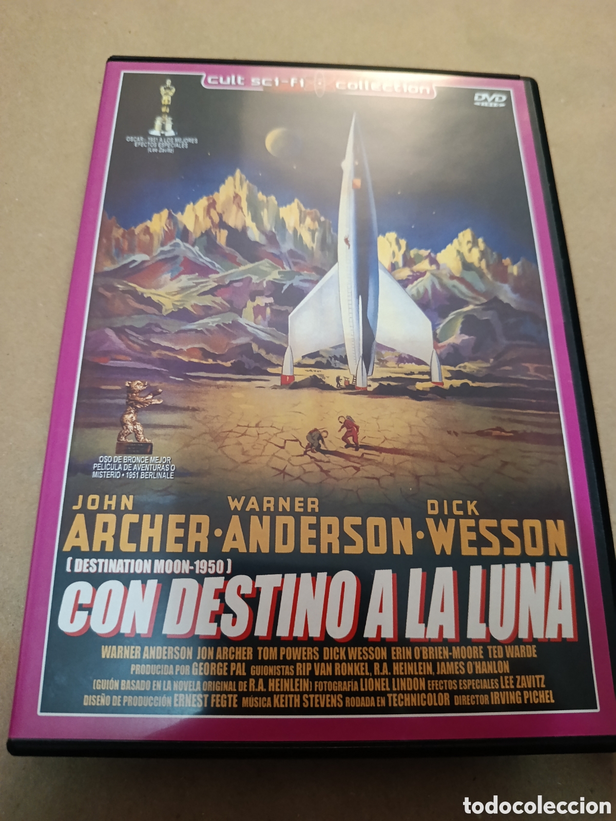 Cinema: Dvd. Con destino a la luna. Destination Moon-1950. Ciencia Ficci&oacute;n Cl&aacute;sica. De culto.