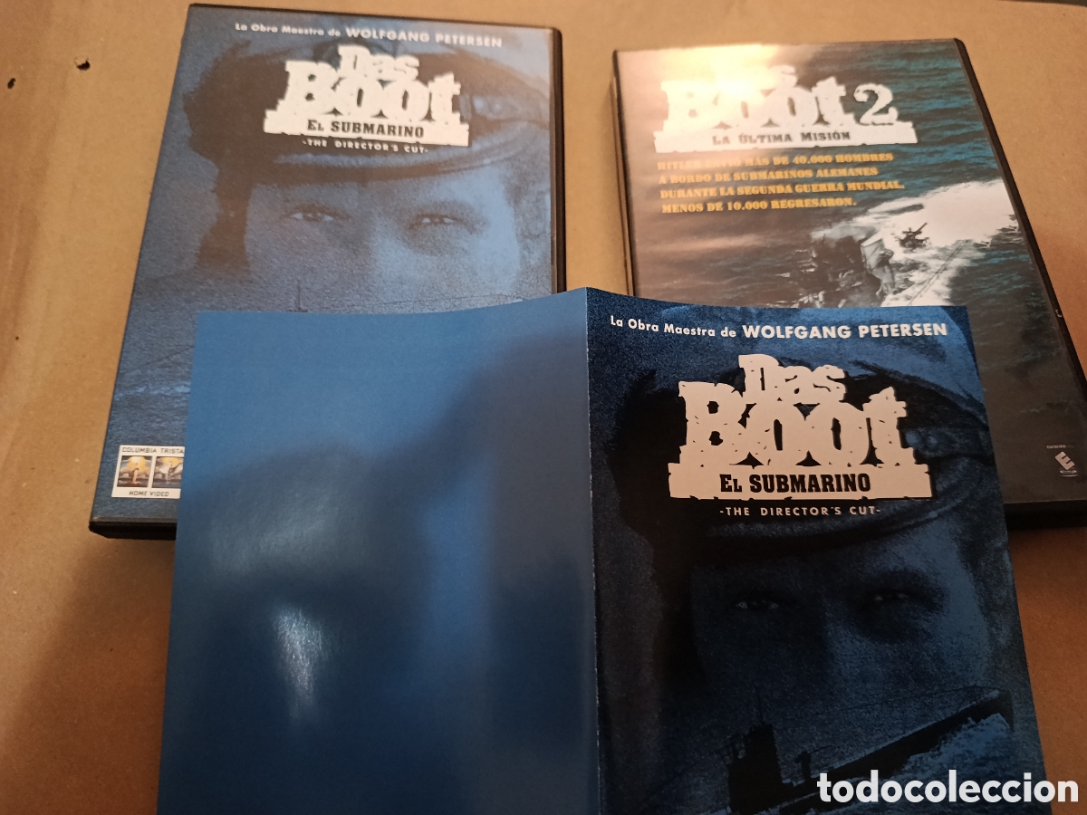 Cinema: 2 dvds. Das Boot (versi&oacute;n del director) + Das Boot 2. La &uacute;ltima misi&oacute;n.