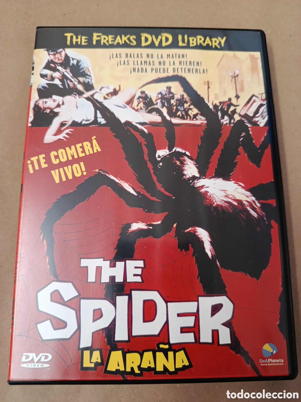 Cinema: Dvd. La ara&ntilde;a (The Spider). The Freak DVD Library. Ciencia Ficci&oacute;n Cl&aacute;sica. De culto.