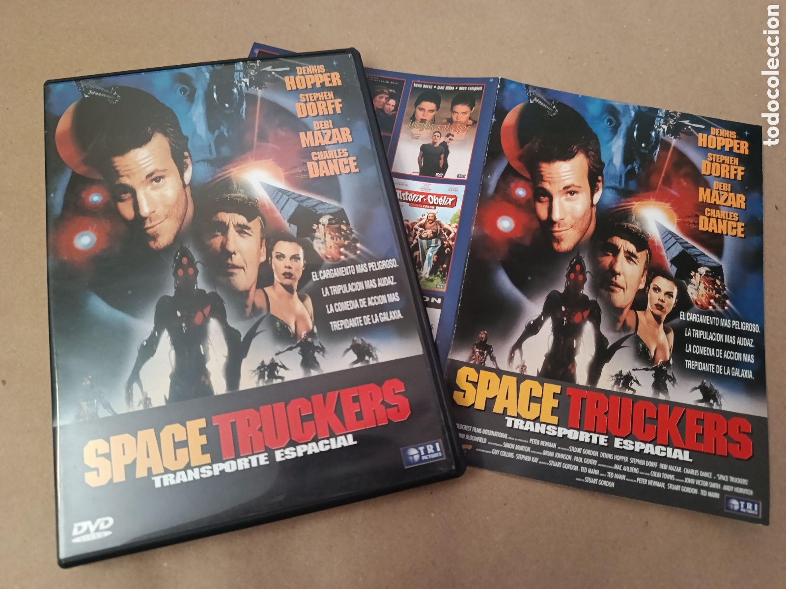Cinema: Dvd. Space Truckers. Transporte espacial. Con Dennis Hopper.