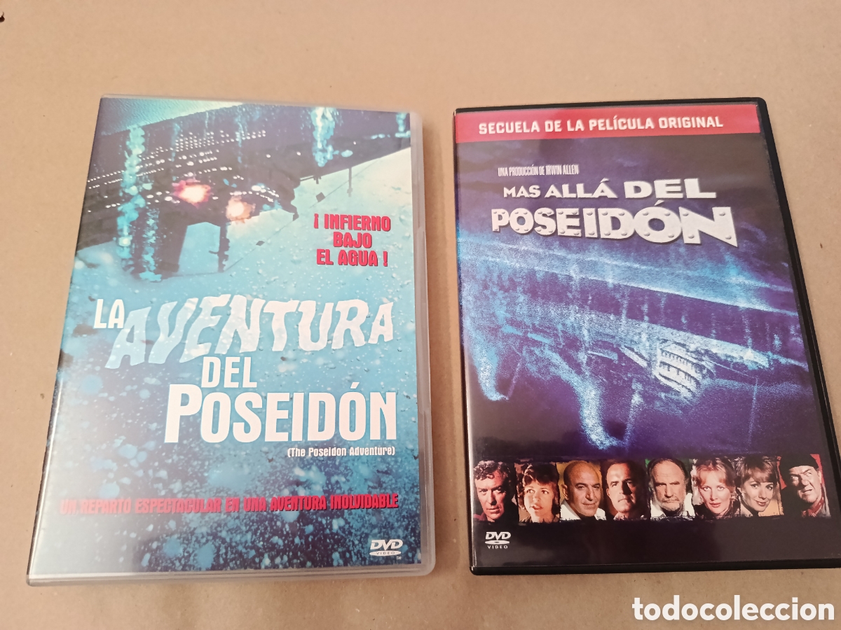 Cinema: 2 dvds. La aventura de Poseid&oacute;n + M&aacute;s all&aacute; de Poseid&oacute;n (la secuela). Descatalogad&iacute;simo, sobre todo l
