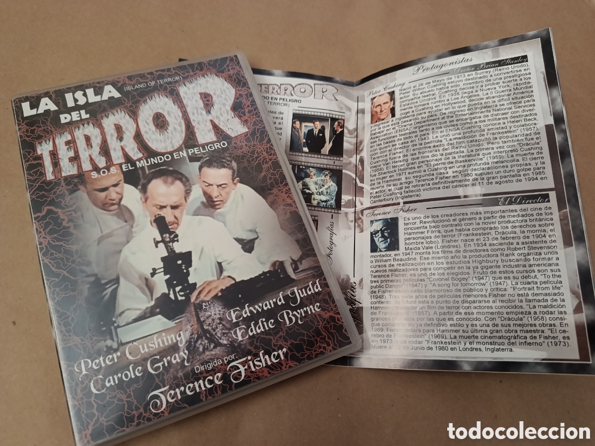 Cinema: Dvd. La isla del terror. S.O.S. El mundo en peligro. Con Peter Cushing. Ciencia Ficci&oacute;n Cl&aacute;sica. De