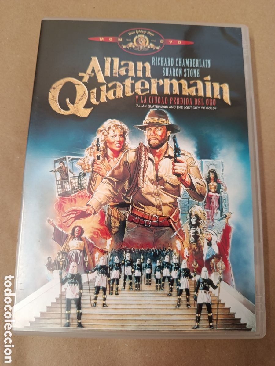 Cinema: Dvd. Allan Quatermain y la ciudad perdida del oro. Con Richard Chamberlain y Sharon Stone.