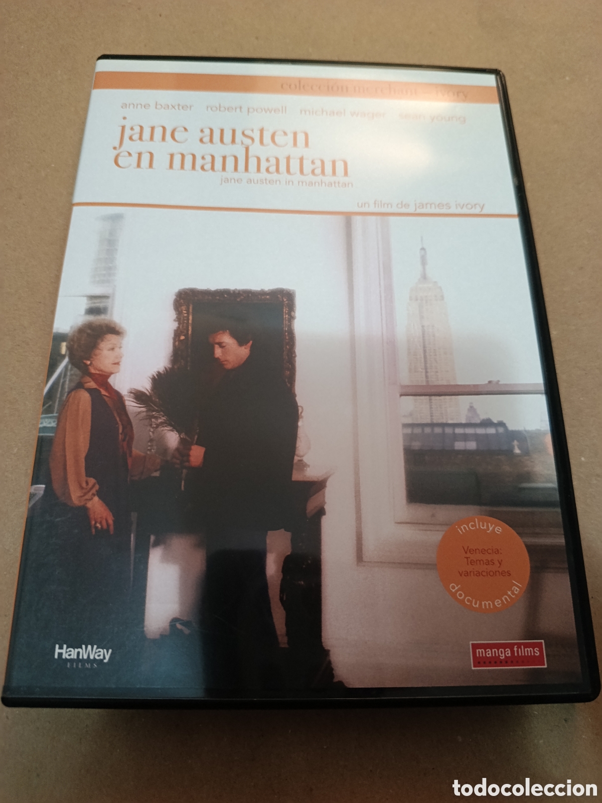 Cinema: Dvd. Jane Austen en Manhattan. Colecci&oacute;n Merchant &ndash; Ivory. Precintado. Incluye documental. Descatalo