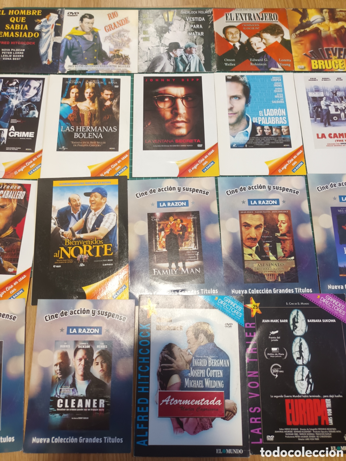 Cine: Lote 19 dvd funda de carton