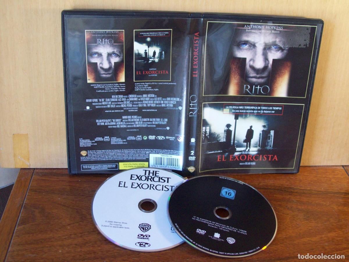 Cine: EL RITO - ANTHONY HOPKINS + EL EXORCISTA - MAX VON SIDOW - DOBLE DVD