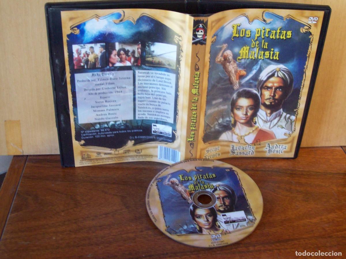 Cine: LOS PIRATAS DE LA MALASIA - STEBE REEBES - JAQUELIN SASSARD - ANDREA BOSIL - DVD