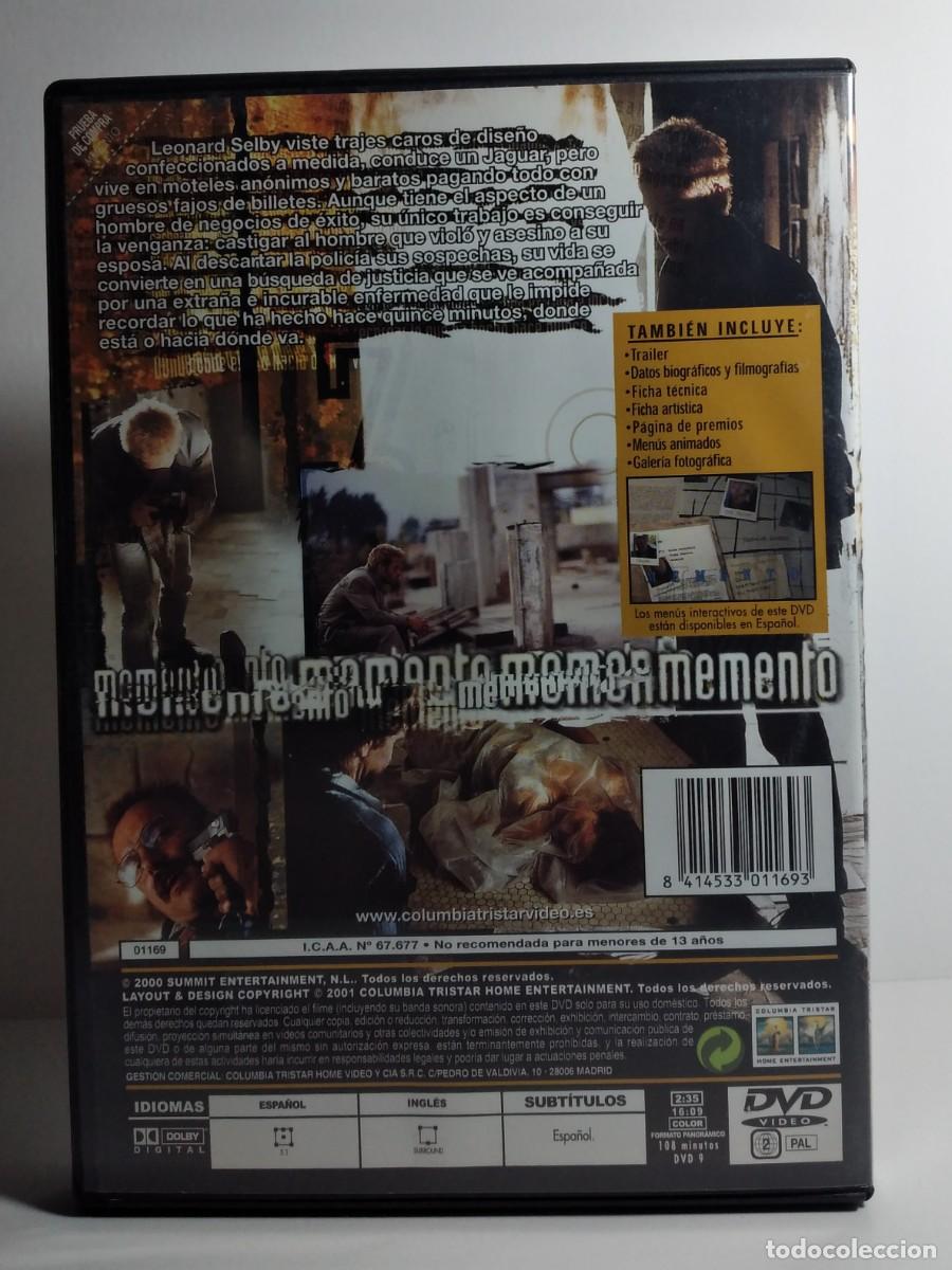 Cine: DVD: Memento &ndash; Christopher Nolan - Foto 2