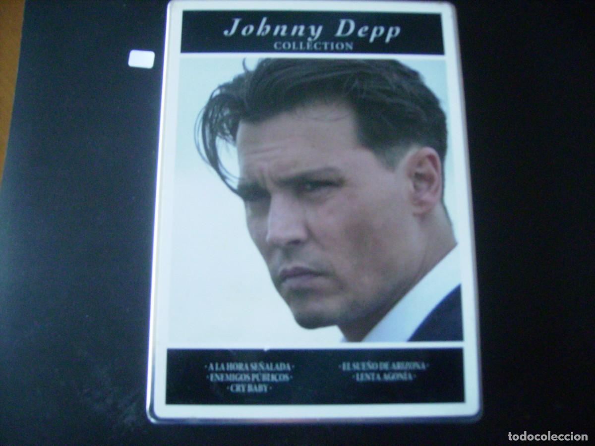 Cine: JOHNNY DEPP - COLLECTION - 5 DISCOS CAJA METALICA AUDIO CASTELLANO