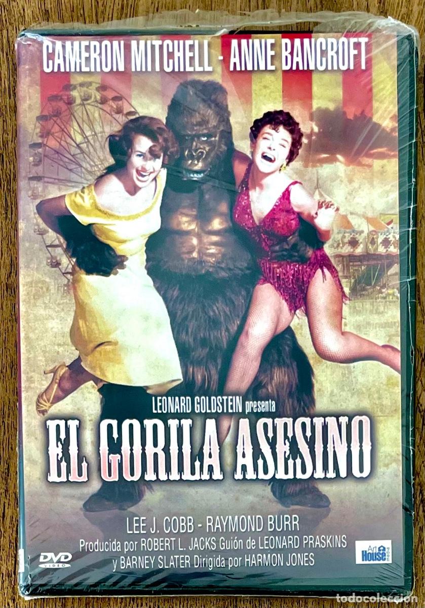 Cine: EL GORILA ASESINO. Anne Bancroft. Lee J. Cobb. Raymond Burr. Lee Marvin. Cameron Mitchel. CASI NUEVO