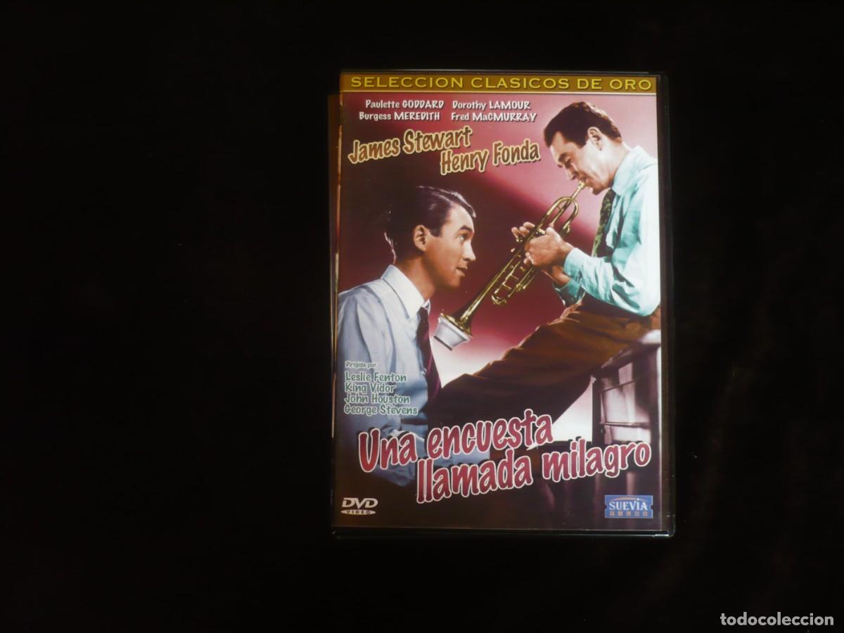 Cine: una encuesta llamada milagro - james stewart y henry fonda - dvd como nuevo