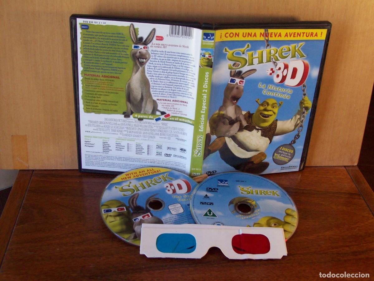 Cine: SHREK LA HISTORIA CONTINUA - DVD + DVD ESPECIAL 3-D