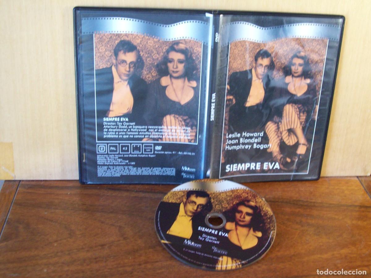 Cine: SIEMPRE EVA - LESLIE HOWARD - JOAN BLONDELL - HUMPHREY BOGART - DVD CAJA FINA EN B/NEGRO