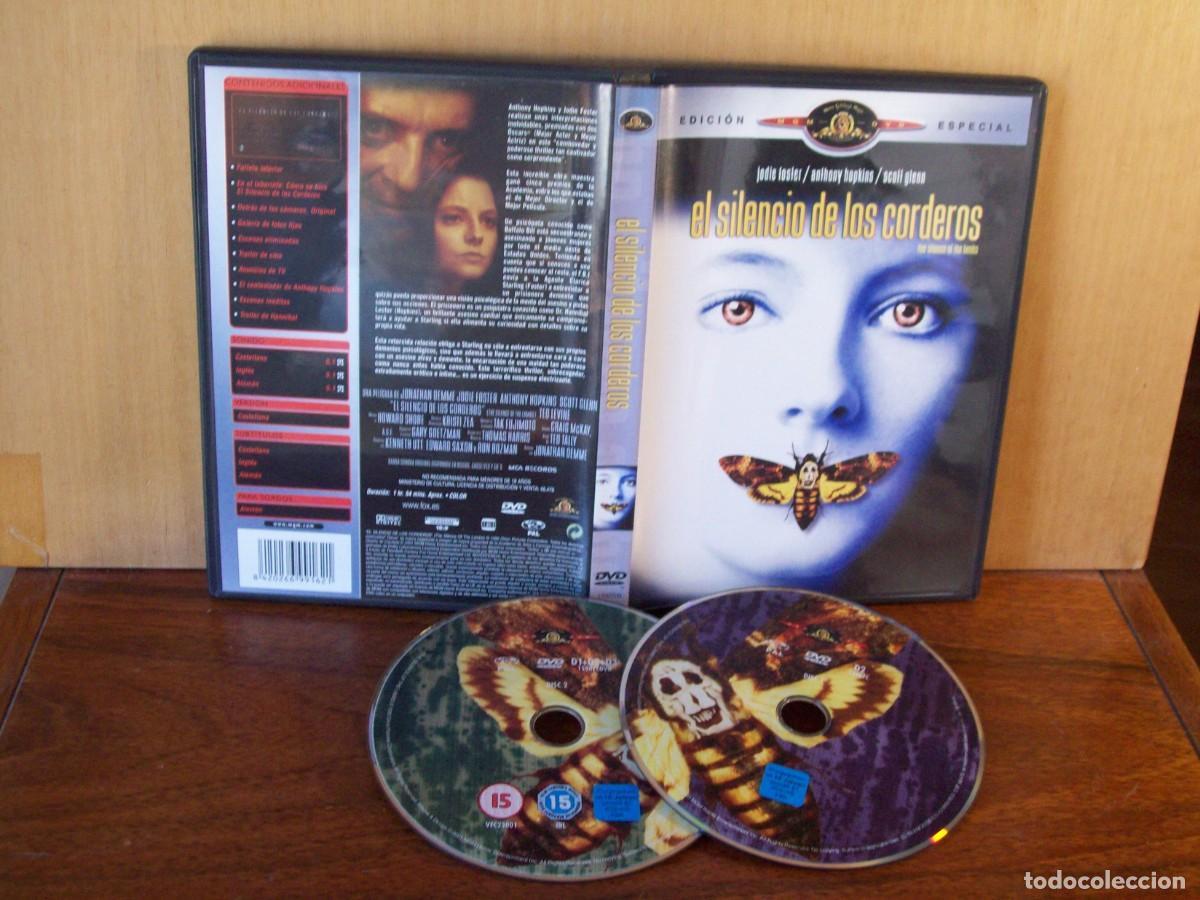 Cin&eacute;ma: EL SILENCIO DE LOS CORDEROS - JODIE FOSTER - ANTHONY HOPKINS - DOBLE DVD ESTUCHE DE CARTON