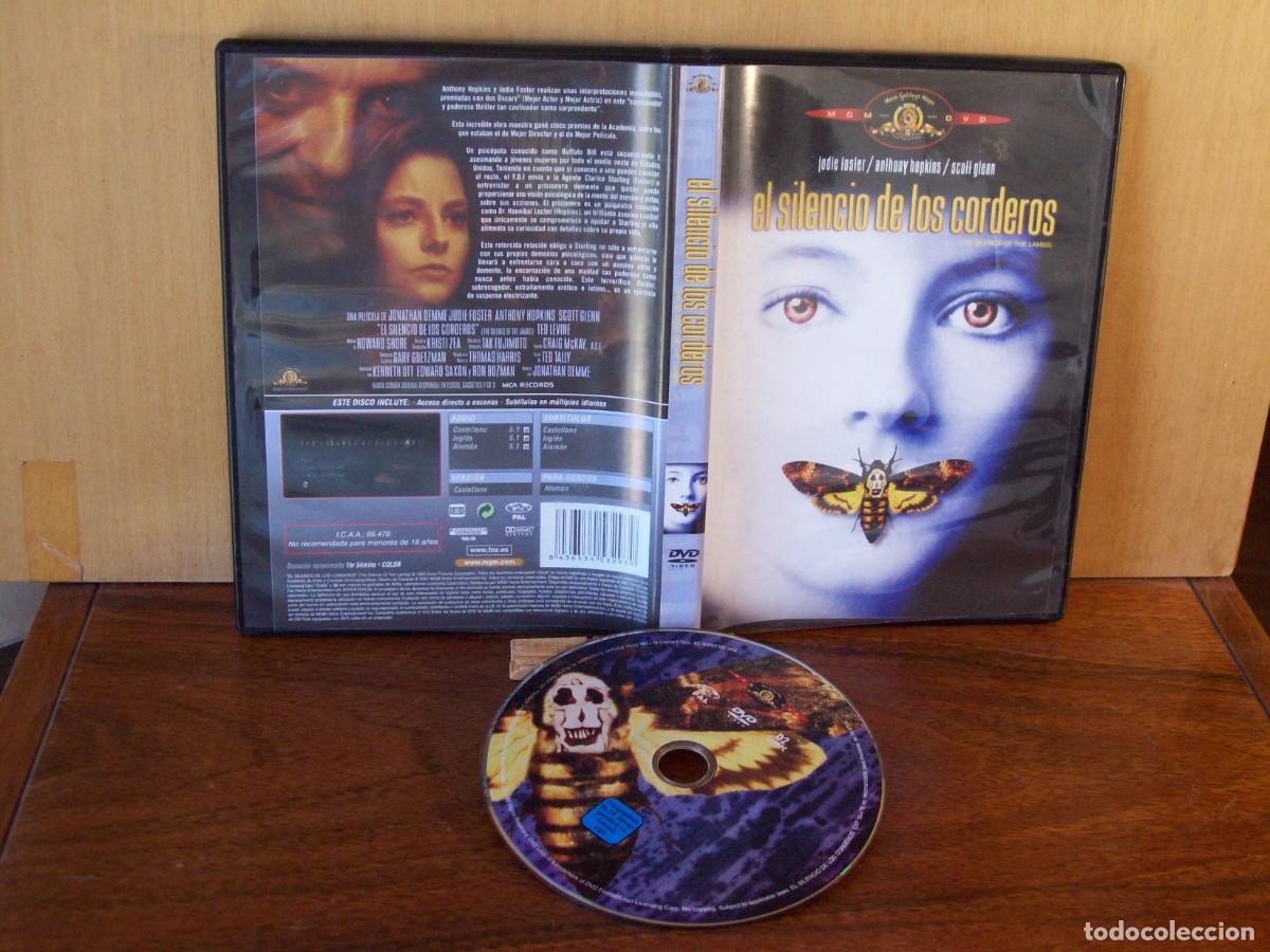 Cine: L SILENCIO DE LOS CORDEROS - JODIE FOSTER - ANTHONY HOPKINS - SCOTT GLENN - DVD