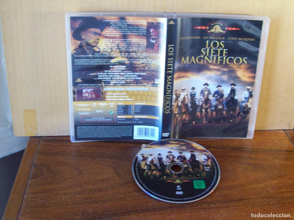 Cine: LOS SIETE MAGNIFICOS - YUL BRYNNER - ELI WALLACH - STEVE MCQUEEN - DVD