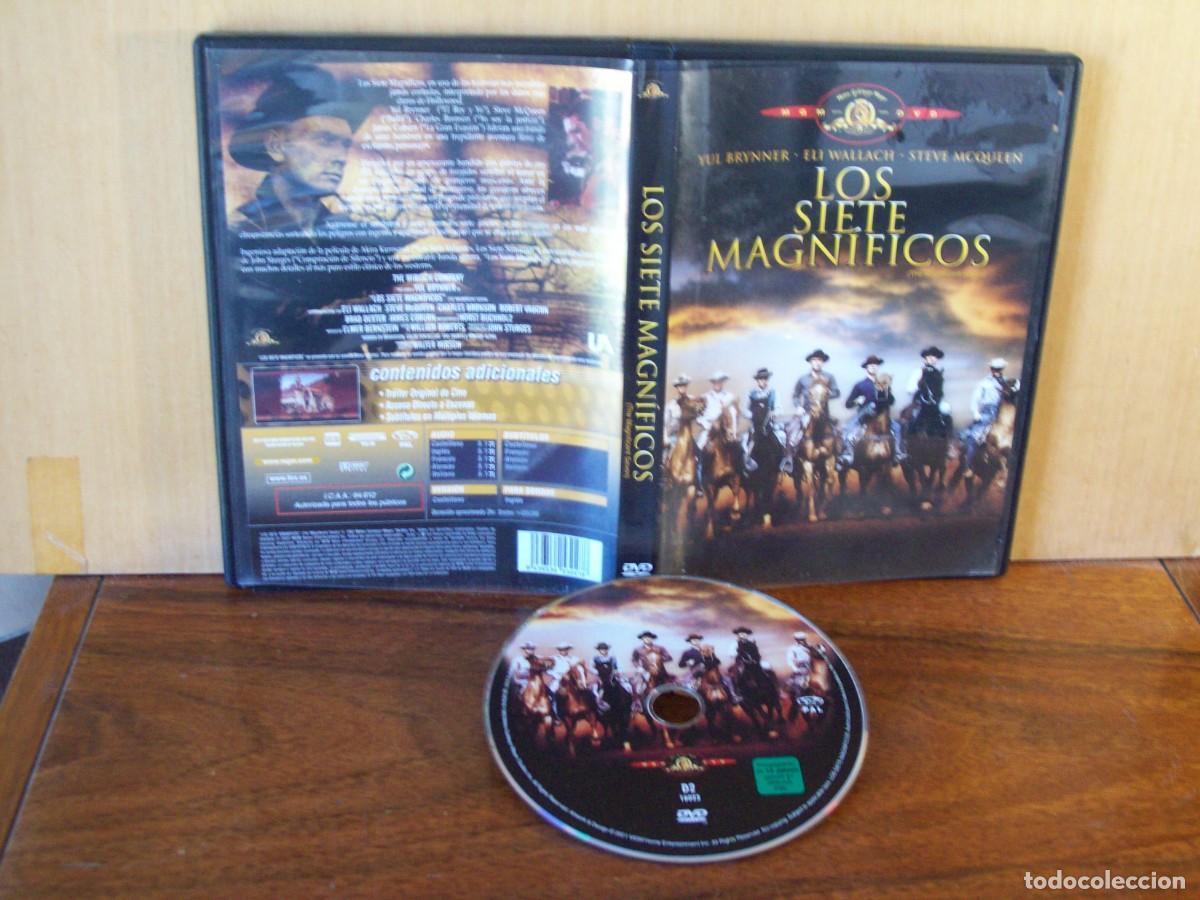 Cine: LOS SIETE MAGNIFICOS - YUL BRYNNER - ELI WALLACE - STEVE MCQUEEN - DVD