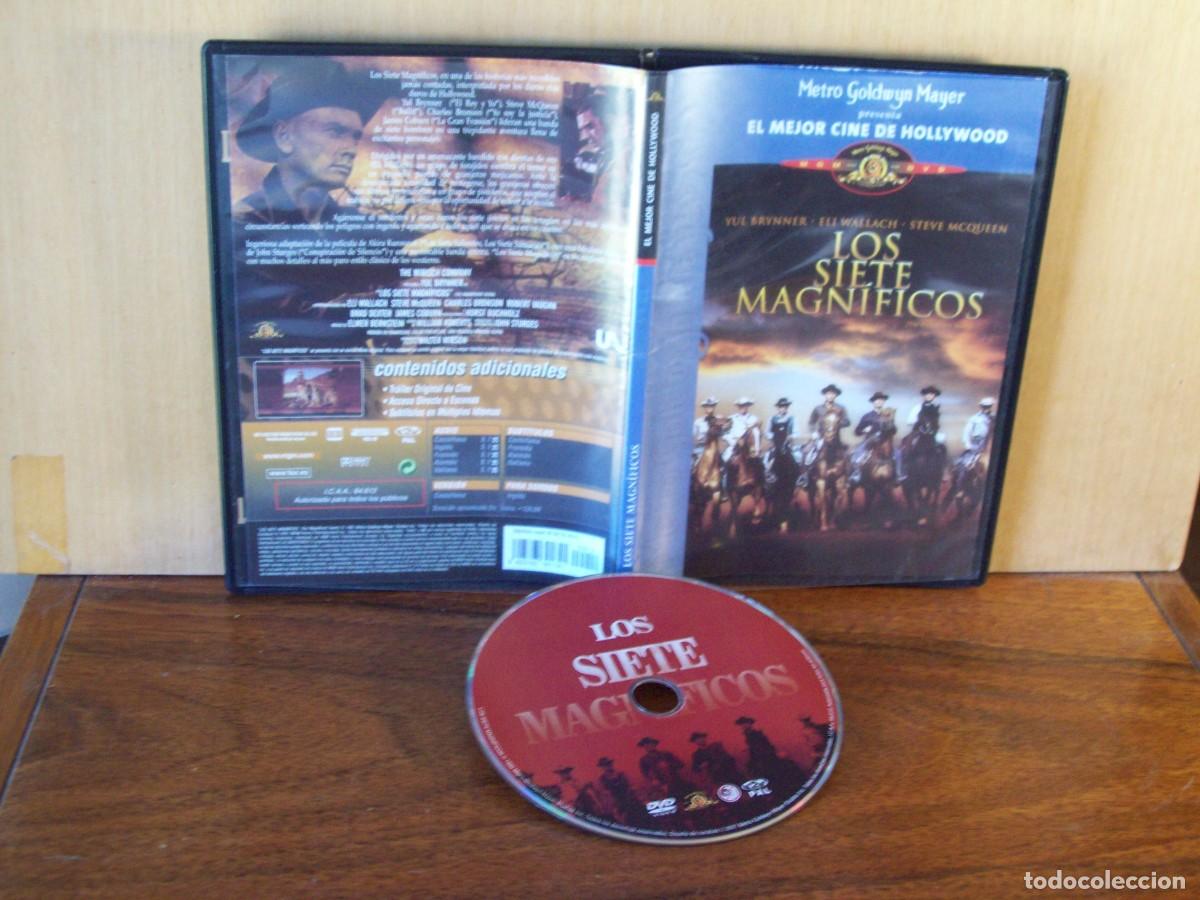 Cine: LOS SIETE MAGNIFICOS - YUL BRYNNER - ELI WALLACE - STEVE MCQUEEN - DVD CAJA FINA