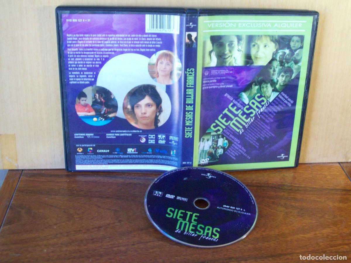 Cine: SIETE MESAS DE BILLAR FRANCES -MARIBEL VERDU - BLANCA PORTILLO - DVD EDICION ALQUILER