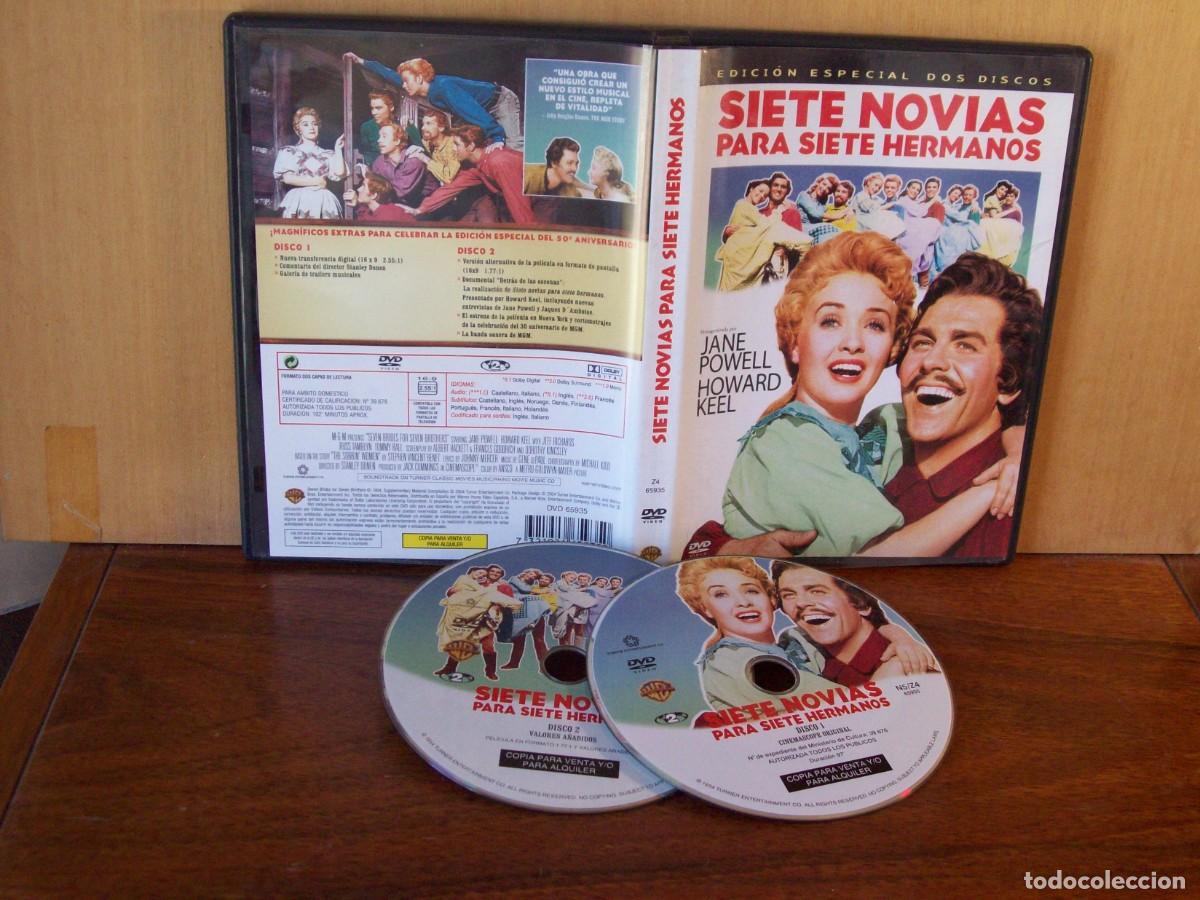 Cine: SIETE NOVIAS PARA SIETE HERMANOS -JANE POWELL - HOWARD KEEL DOBLE DVD EDICION ESPECIAL