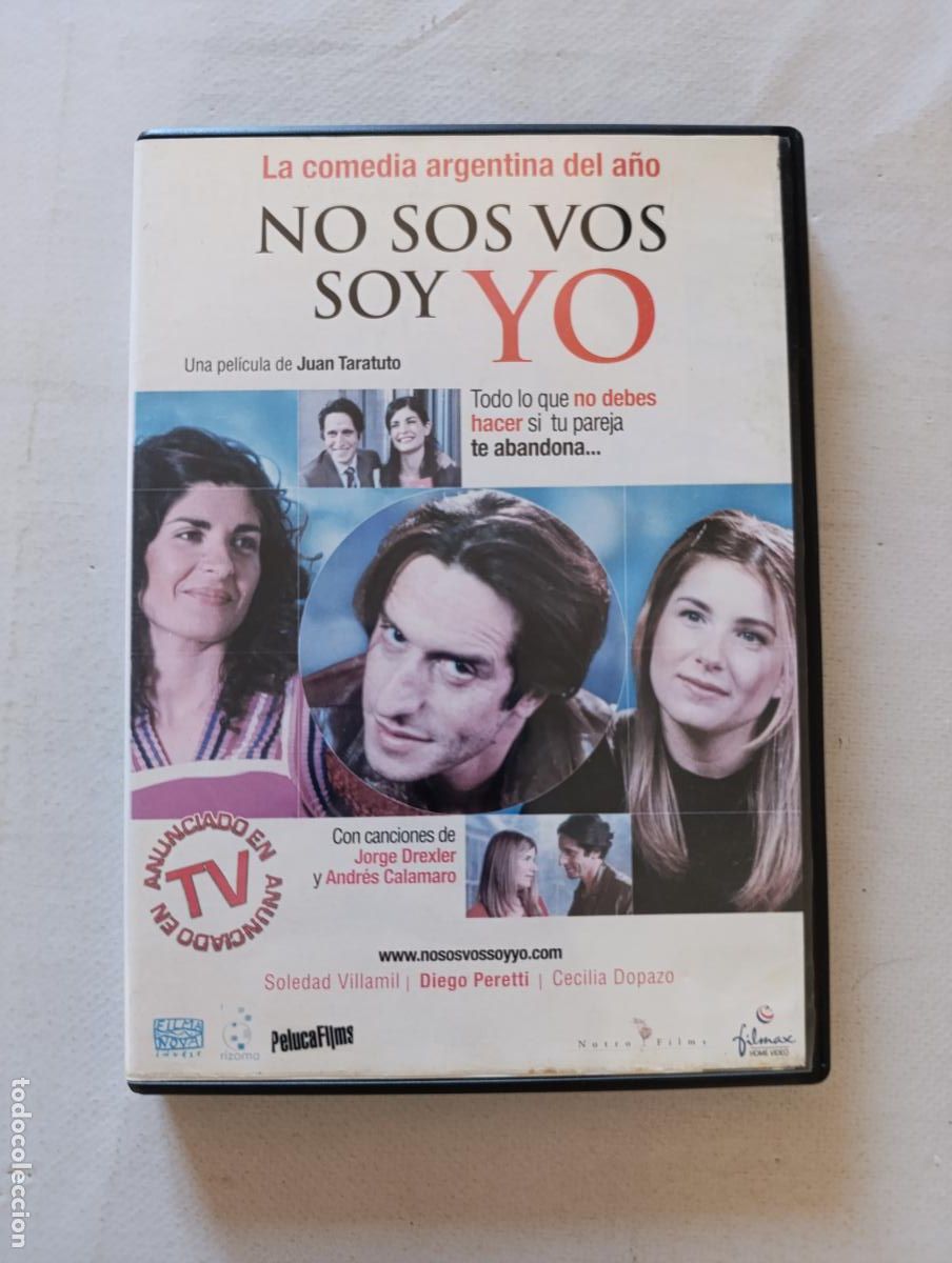 Cine: DVD NO SOS VOS SOY YO - DIEGO PERETTI (DQ)